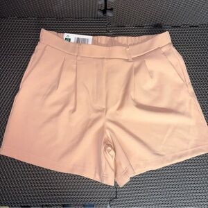 32 Degrees Women's High Waist Shorts in Light Tan
